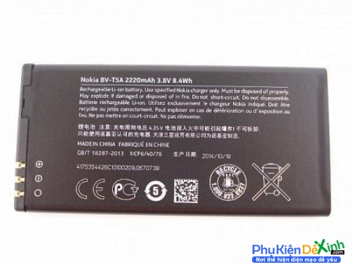 Pin Lumia 730 735 Microsoft Nokia Mã BV-T5A Original Battery