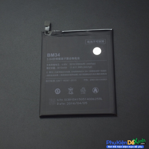 Pin Mi Note Pro Mã Pin BM34 Dung Lượng 3010mAh Linh Kiện Thay Thế Chuẩn Rẻ Chất Lượng