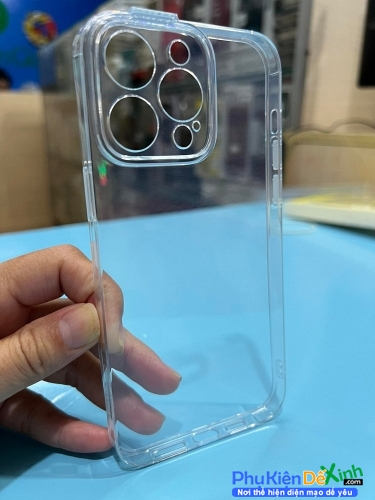 Ốp Lưng iPhone 14 Pro Max Silicon Dẻo Trong Suốt Mỏng Hiệu Baseus