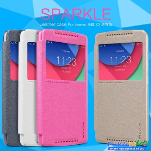 Bao Da Lenovo K4 Note Hiệu Nillkin Sparkle