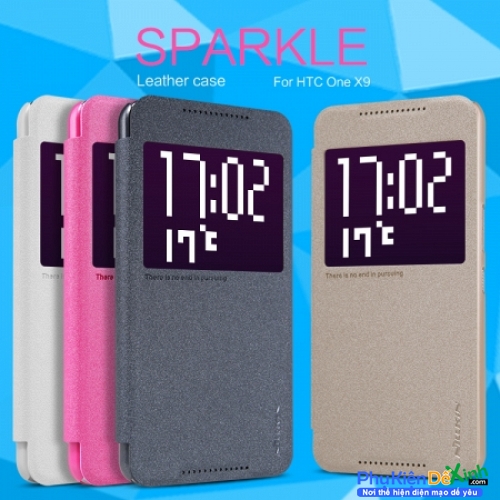 Bao Da HTC One X9 Hiệu Nillkin Sparkle Chính Hãng