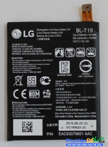 Pin LG Google Nexus 5X LG-H790 BL-T19 Chính Hãng