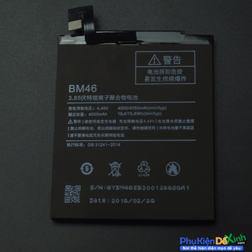 Pin Redmi Note 3 Pro BM46 Linh Kiện Thay Thế Rẻ, Chuẩn Thay Lấy Liền
