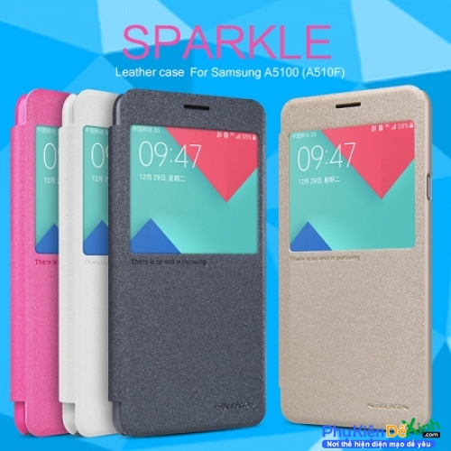 Bao Da Samsung Galaxy A5 2016 Hiệu Nillkin Sparkle