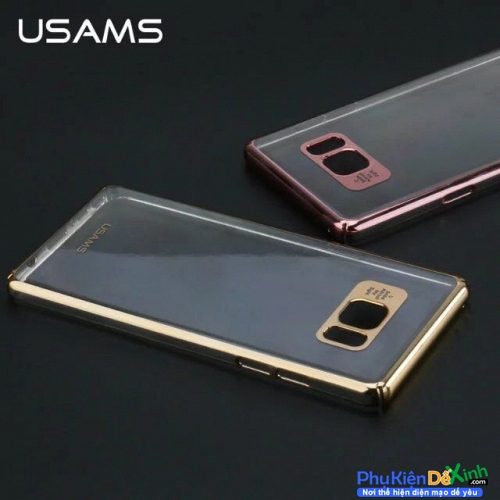 Ốp Lưng Samsung Galaxy Note 7 FE Viền Màu Trong Suốt Usams