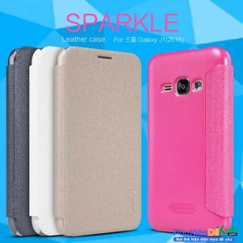 Bao Da Samsung Galaxy J1 2016 Nillkin Sparkle