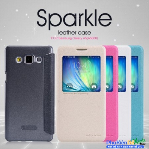Bao Da Samsung Galaxy A5 Hiệu Nillkin Sparkle
