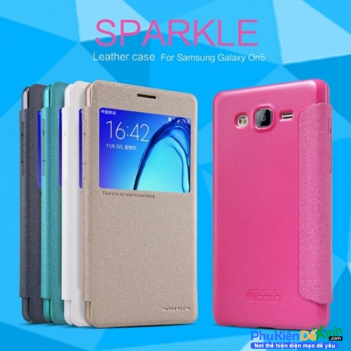 Bao Da Samsung Galaxy On5 Hiệu Nillkin Sparkle