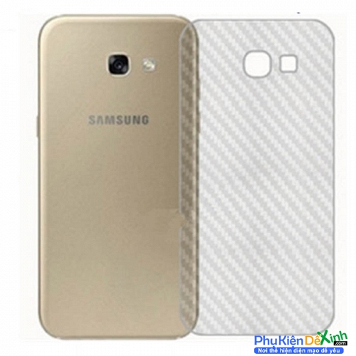 Miếng Dán Mặt Sau Vân Carbon Samsung Galaxy J7 Prime Giá Rẻ
