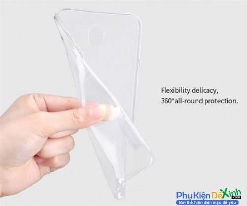 Ốp Lưng Samsung Galaxy J7 Pro Dẻo Trong Suốt Hiệu Nillkin