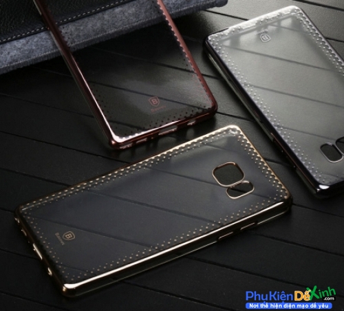 Ốp lưng Samsung Galaxy Note 7 Dẻo Viền Màu Hiệu Baseus Shining