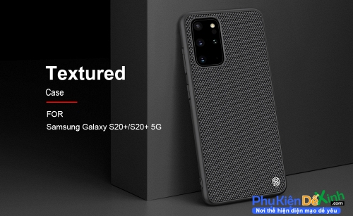 Ốp Lưng Samsung Galaxy S20 Plus Dạng Vải Hiệu Nillkin TexTured
