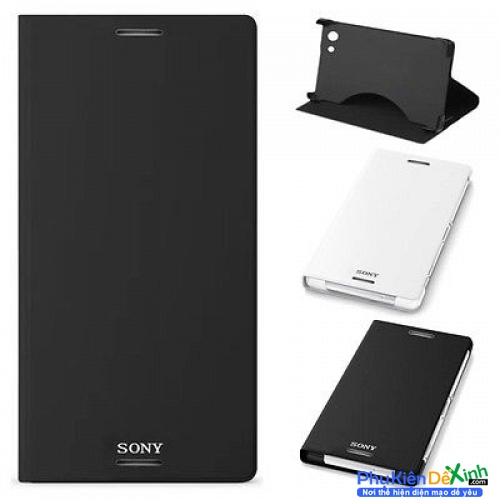 Bao Da Sony Xperia M5 Cao Cấp Cover Stand