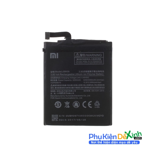 Pin Xiaomi Mi 6 Mã Pin BM39 Chính Hãng Lấy Ngay Tại HCM ✅ Pin Được Nhập Chính Hãng ✅ Bảo Hành Lâu 1 Đổi 1 ✅ Giao Hàng Nhanh Toàn Quốc