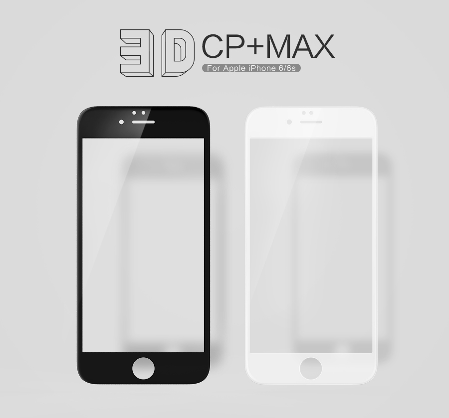 Miếng Dán Kính Cường Lực Full iPhone 6 6S Hiệu Nillkin 3D CP+ Max là sản phẩm mới nhất của hãng có khả năng chống dầu, hạn chế bám vân tay cảm giác lướt cũng nhẹ nhàng hơn, chịu lực tốt