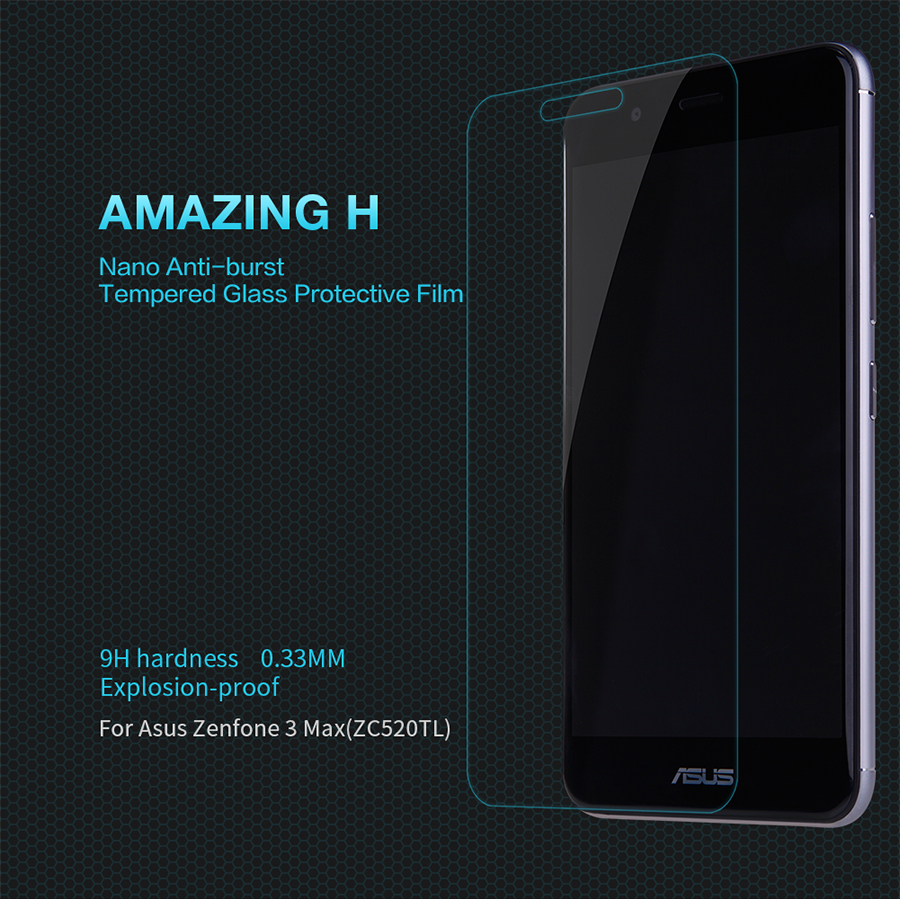 Miếng Dán Cường Lực Asus Zenfone 3 Max mang thương hiệu Nillkin giúp bạn bảo vệ những chiếc smartphone đẳng cấp của mình một cách tốt nhất. Miếng dán cường lực 9H hiệu Nillkin giúp bảo vệ màn hình Smartphone, tablet một cách hoàn hảo với độ cứng ...
