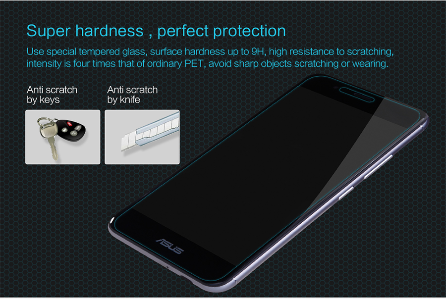Miếng Dán Cường Lực Asus Zenfone 3 Max mang thương hiệu Nillkin giúp bạn bảo vệ những chiếc smartphone đẳng cấp của mình một cách tốt nhất. Miếng dán cường lực 9H hiệu Nillkin giúp bảo vệ màn hình Smartphone, tablet một cách hoàn hảo với độ cứng ...