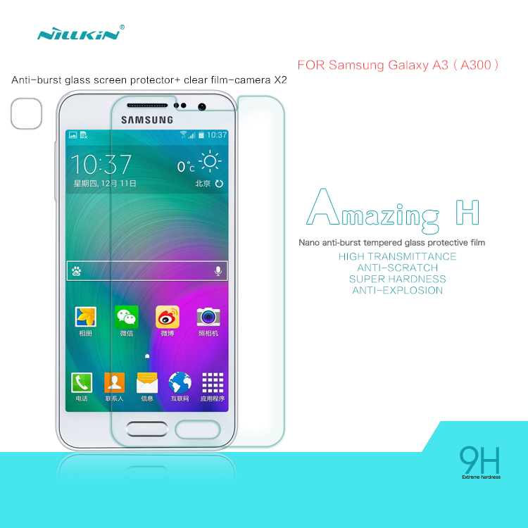 Dán cường lực Samsung Galaxy A3 mang thương hiệu Nillkin giúp bạn bảo vệ những chiếc smartphone đẳng cấp của mình một cách tốt nhất.