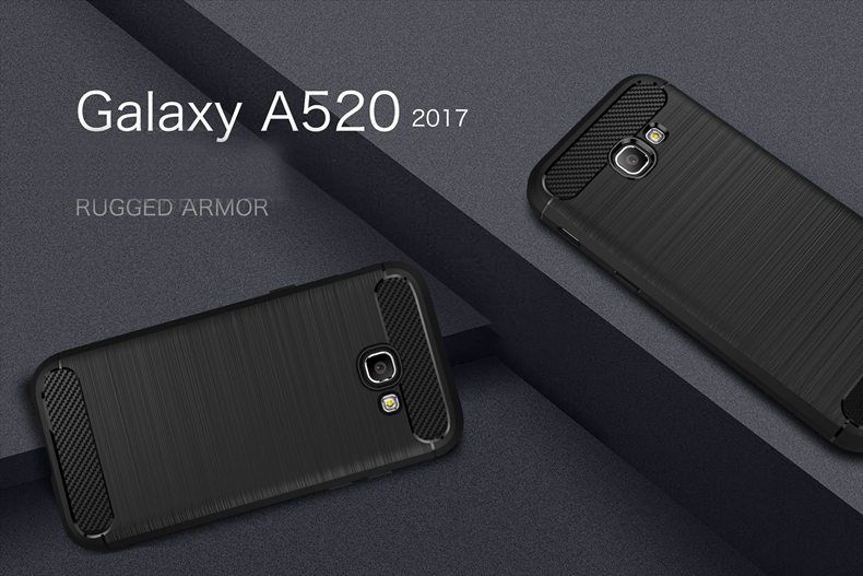 Ốp Lưng Samsung Galaxy A5 2017 Chống Sốc Hiệu Likgus Cao Cấp Giá Rẻ được làm bằng chất liệu TPU mền giúp bạn bảo vệ toàn diện mọi góc cạnh của máy rất tốt lớp nhựa này khá mỏng bên ngoài kết hợp thêm bên trên và dưới dạng carbon rất sang trọng.