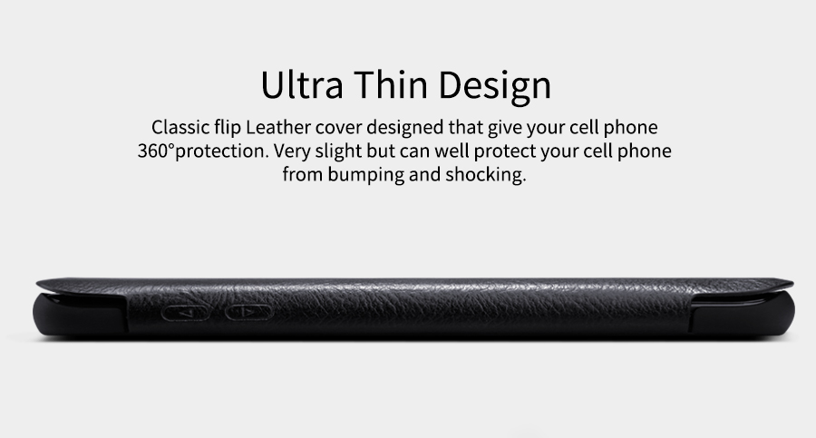 Bao Da Samsung Galaxy S8 Plus Hiệu Nillkin Qin được làm bằng da và nhựa cao cấp polycarbonate khá mỏng nhưng có độ bền cao, cực kỳ sang trọng khi gắn cho chiếc điện thoại của bạn.