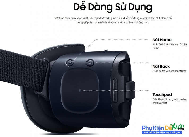 Kính Thực Tế Ảo Samsung Gear VR 2 2016 SM-R323 Chính Hãng Thiết bị tương thích với: samsung note 7 (hiện tại Oculus đang ngừng hỗ trợ), note 5, S8+, S8, S7 Edge, S7, S6 Edge, S6 Edge Plus, S6  (cài hệ điều hành Android từ 6.0 trở lên)
