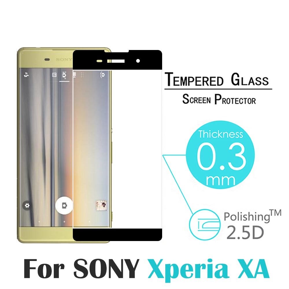 Miếng Dán Kính Cường Lực Sony Xperia XA 3D Full Màn Hình 9H ôm sát vào màn hình máy bao gồm cả phần viền màn hình, bám sát tỉ mỉ từng chi tiết nhỏ