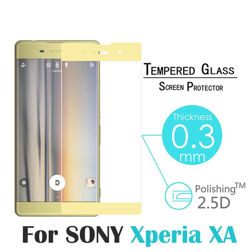 Miếng Dán Kính Cường Lực Sony Xperia XZ 3D Full Màn Hình 9H ôm sát vào màn hình máy bao gồm cả phần viền màn hình, bám sát tỉ mỉ từng chi tiết nhỏ