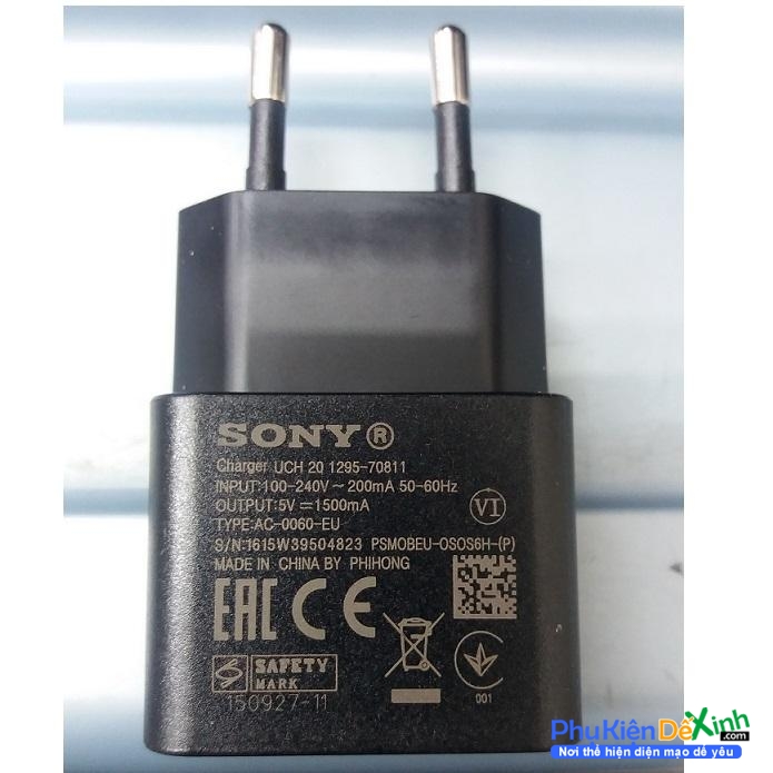 Bộ Cóc Cáp Sạc Sony Xperia Z5 UCH20 Chính Hãng áp dụng với công nghệ sạc nhanh giúp giảm thời gian sạc pin cho bạn nhưng không ảnh hưởng tới chất lượng pin cũng như thời gian sử dụng máy.