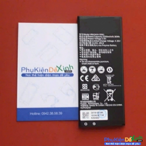 Pin HW Honor 4A HB4342A1RBC Thay Lấy Liền