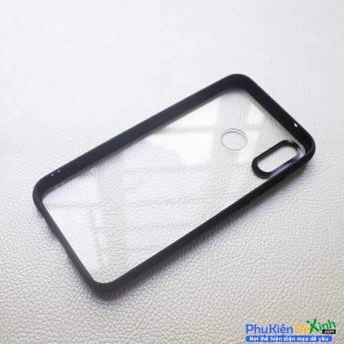 Ốp Lưng Huawei Nova 3E Viền Màu Lưng Trong Hiệu Likgus