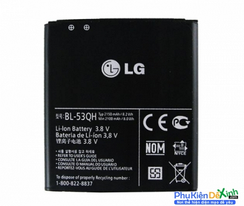 Pin LG F160 LTE2 Mã BL-53QH Original Battery Chính Hãng