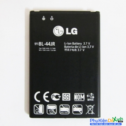 Pin LG P940 SU880 LTE 3 F260 Mã BL-44JR ORIGINAL BATTERY Chính Hãng