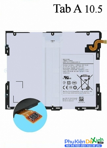 Pin SS Tab A 10.5 2018 SM-T590 SM-T595 EB-BT595ABE Chất Lượng Thay Lấy Liền