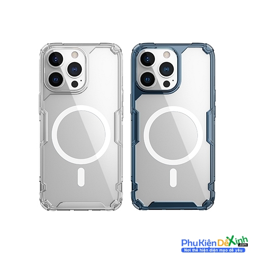 Ốp Lưng iPhone 13 Pro Max Trong Suốt Hiệu Nillkin Nature TPU Pro Magnetic