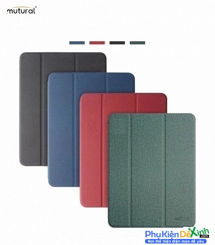 Bao Da iPad Pro 12.9 2021 Leather Case Hiệu Mutural Chính Hãng