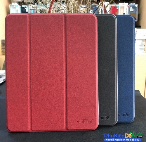 Bao Da iPad Pro 11 2018 Leather Case Hiệu Mutural Chính Hãng