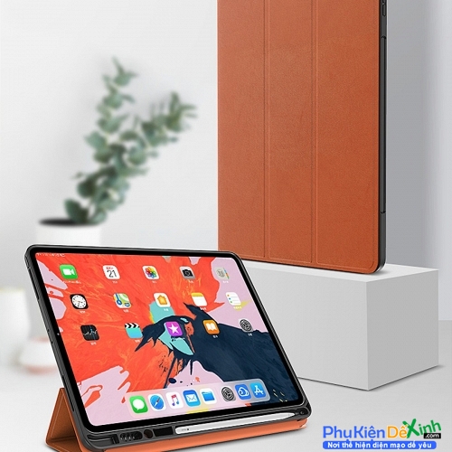 Bao Da iPad Pro 11 2018 Leather Case Hiệu ToTu Chính Hãng