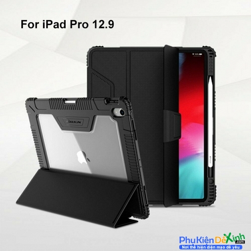 Bao Da iPad Pro 12.9 2018 Chống Sốc Cao Cấp Chính Hãng Nillkin