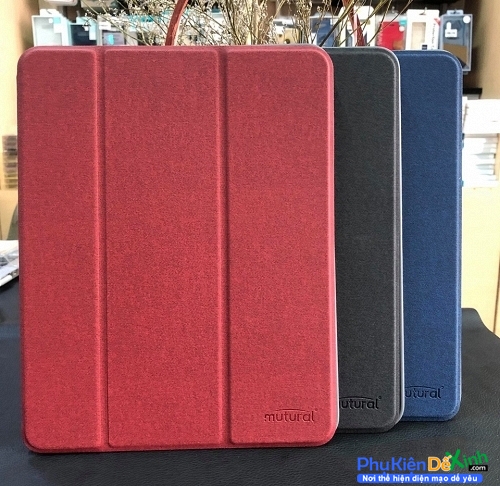 Bao Da iPad Pro 12.9 2018 Leather Case Hiệu Mutural Chính Hãng