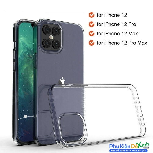 Ốp Lưng iPhone 12 Pro Max Hiệu Likgus Chống Sốc Trong Suốt