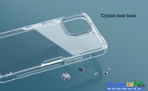 Ốp Lưng iPhone 13 Pro Max Trong Suốt Nillkin Nature TPU Pro