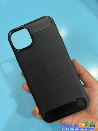 Ốp Lưng iPhone 15 Plus Chống Sốc Vân Carbon Cao Cấp Hiệu Likgus