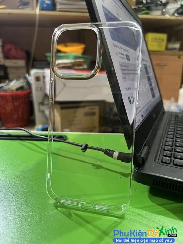 Ốp Lưng iPhone 15 Pro Cứng Siêu Trong Suốt Hiệu Memumi