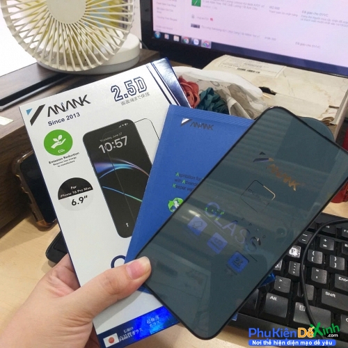 Kính Cường Lực iPhone 16 Pro Max Hiệu Anank Chất Lượng Dán Đẹp