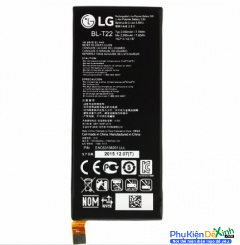 Pin LG Zero H650 BL-T22 2050mAh Chính Hãng