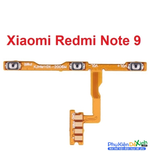 Dây Nút Nguồn On Off Âm Lượng Xiaomi Redmi Note 9 Power Button & Volume Button Flex Cable