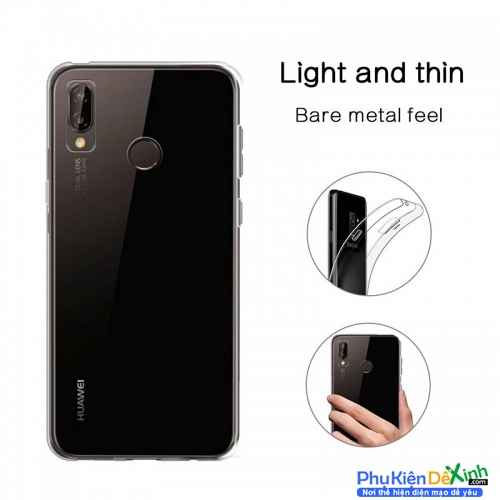 Ốp Lưng Huawei Nova 3E Dẻo Trong Suốt Giá Rẻ