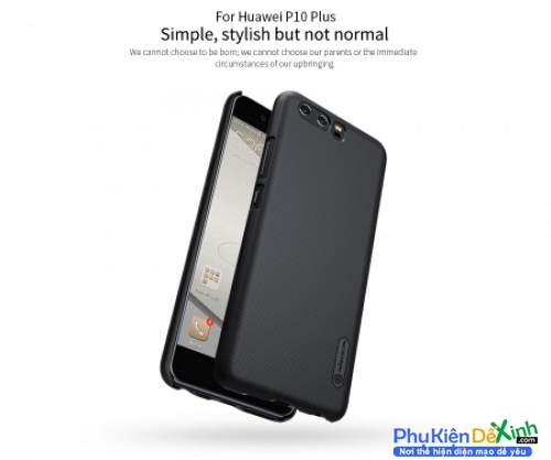 Ốp lưng Huawei P10 Plus Hiệu Nillkin Dạng Sần