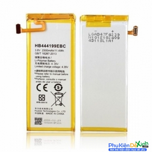 Pin HW Honor 4C Battery HB444199EBC+ Thay Lấy Liền