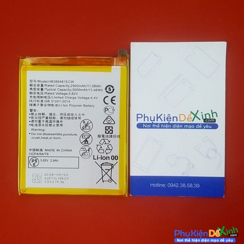 Pin HW Nova 3E HB366481ECW-11 Thay Lấy Liền